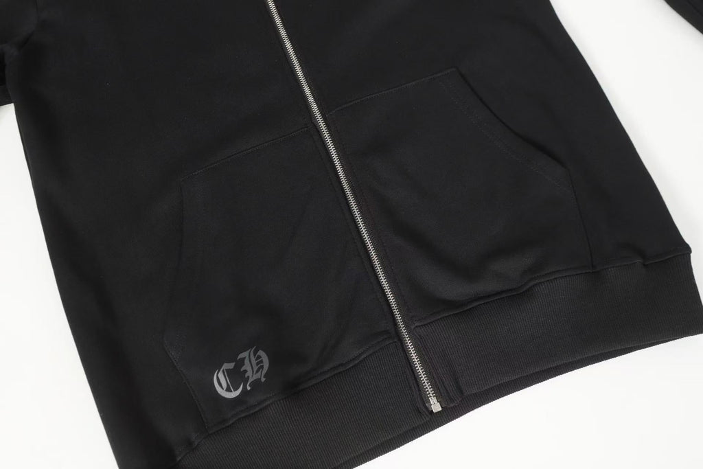 Chrome Hearts Red Lips hooded sweatshirt jacket