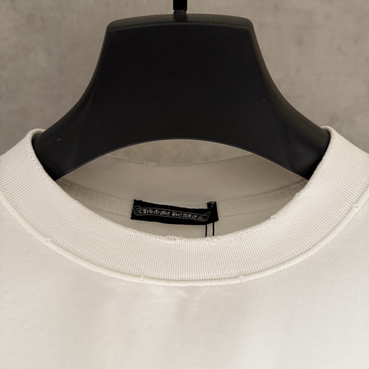 Chrome Hearts Embroidered Distressed Short-Sleeve T-Shirt