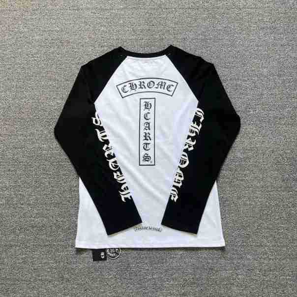 Chrome Heart long-sleeved T-shirt round-neck