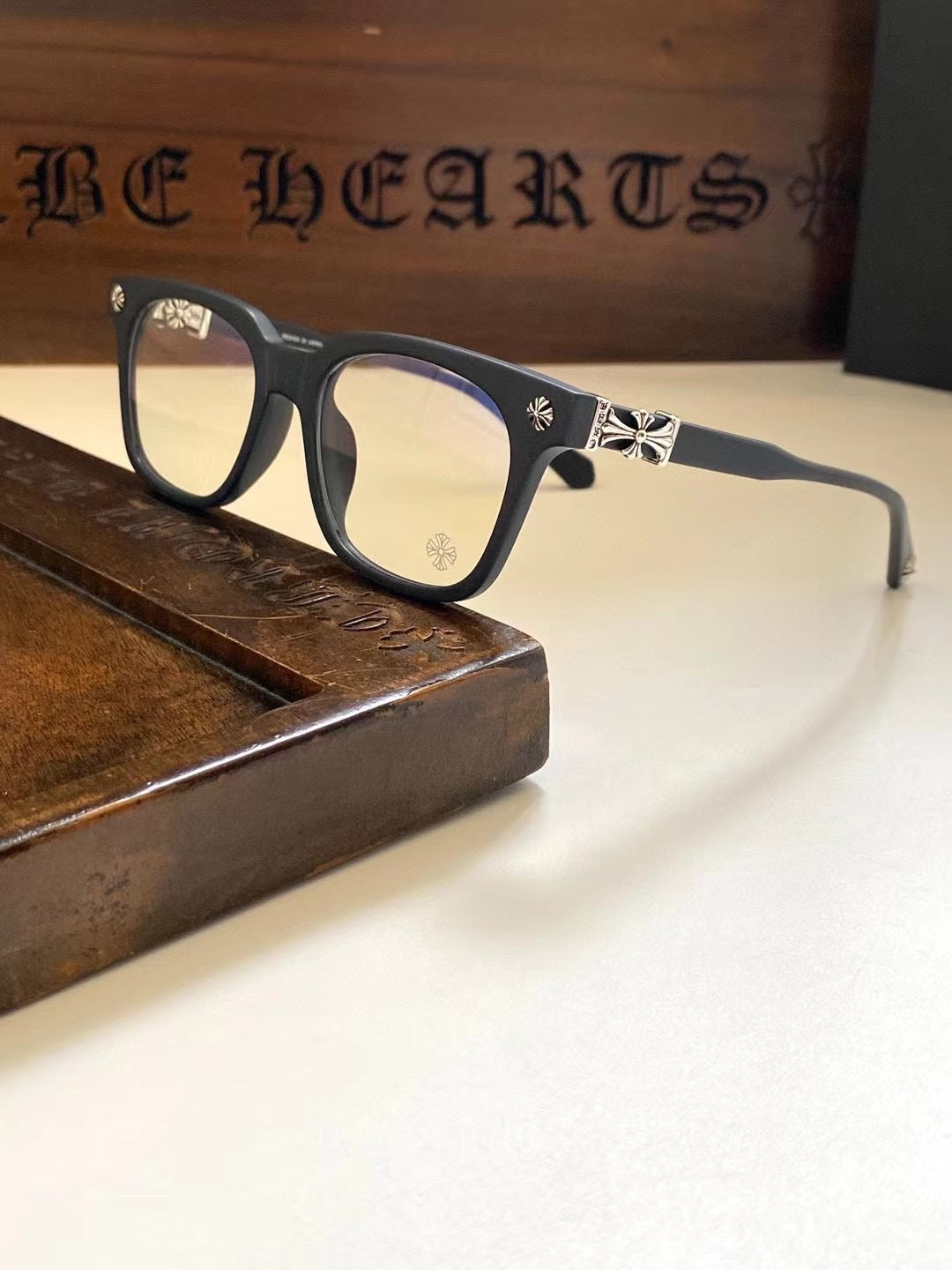 Chrome Hearts classic large frame simple glasses frame
