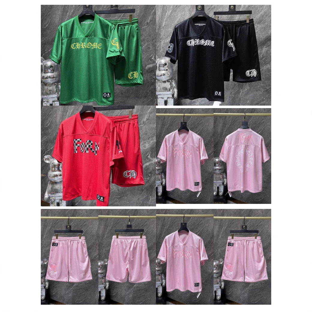 Chrome Hearts flower arm ice hockey casual Tops Pants