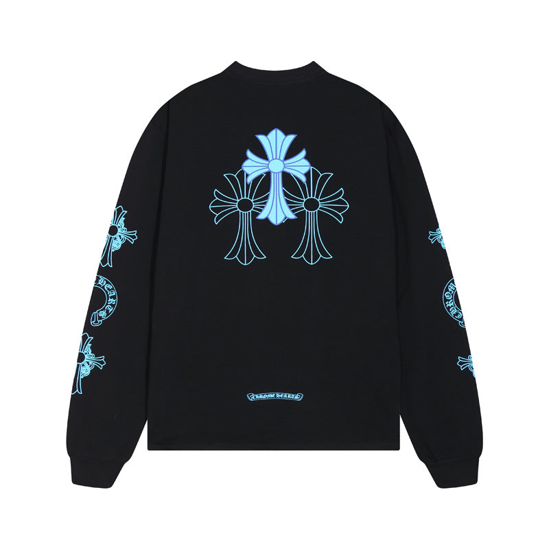 Chrome Heart long-sleeved T-shirt round-neck