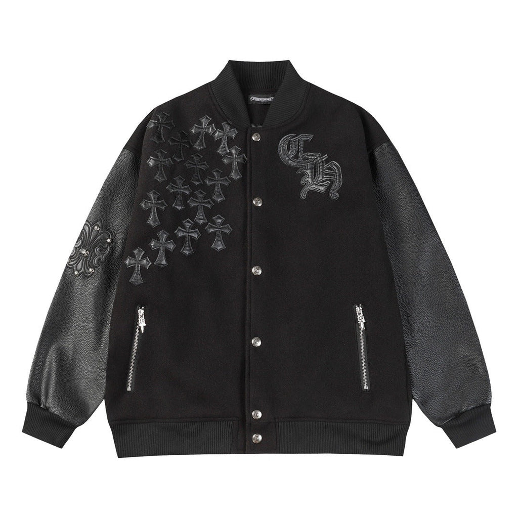 Chrome Hearts Cross Patch Embroidery Mouth Jacket