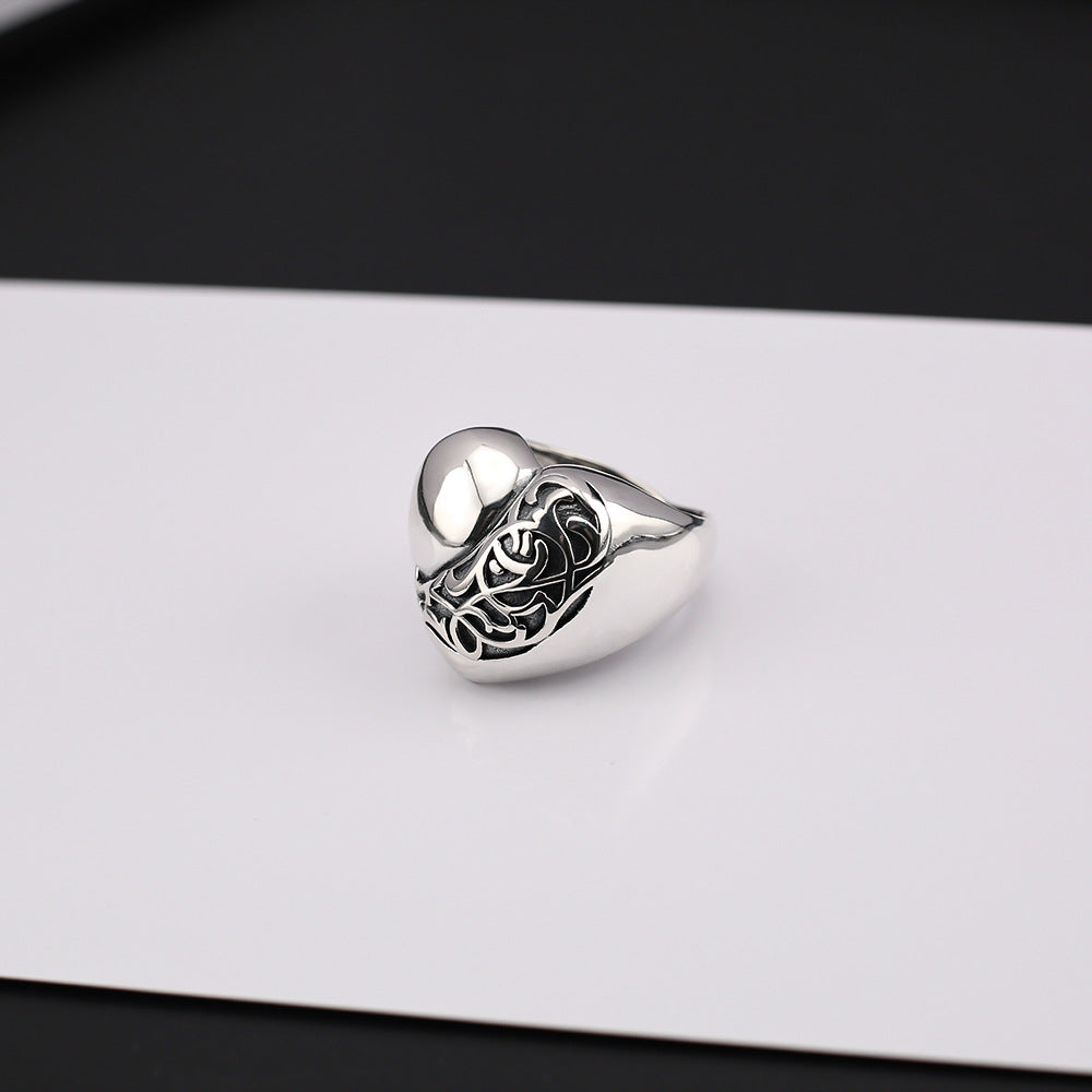 Chrome Hearts Peach Heart Vine Heart Shaped Ring
