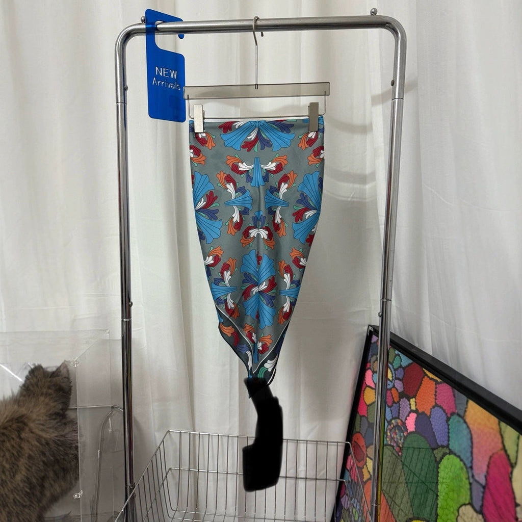 Chrome Hearts multifunctional silk scarf