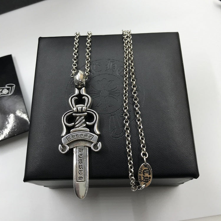 Chrome Hearts Dagger Pendant Necklace