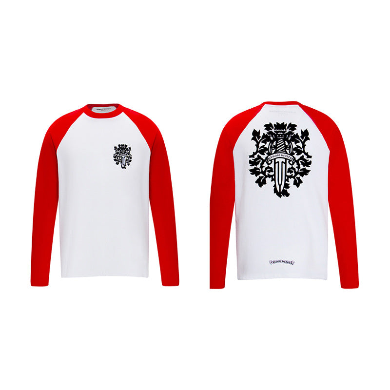 Chrome Heart long-sleeved T-shirt round-neck