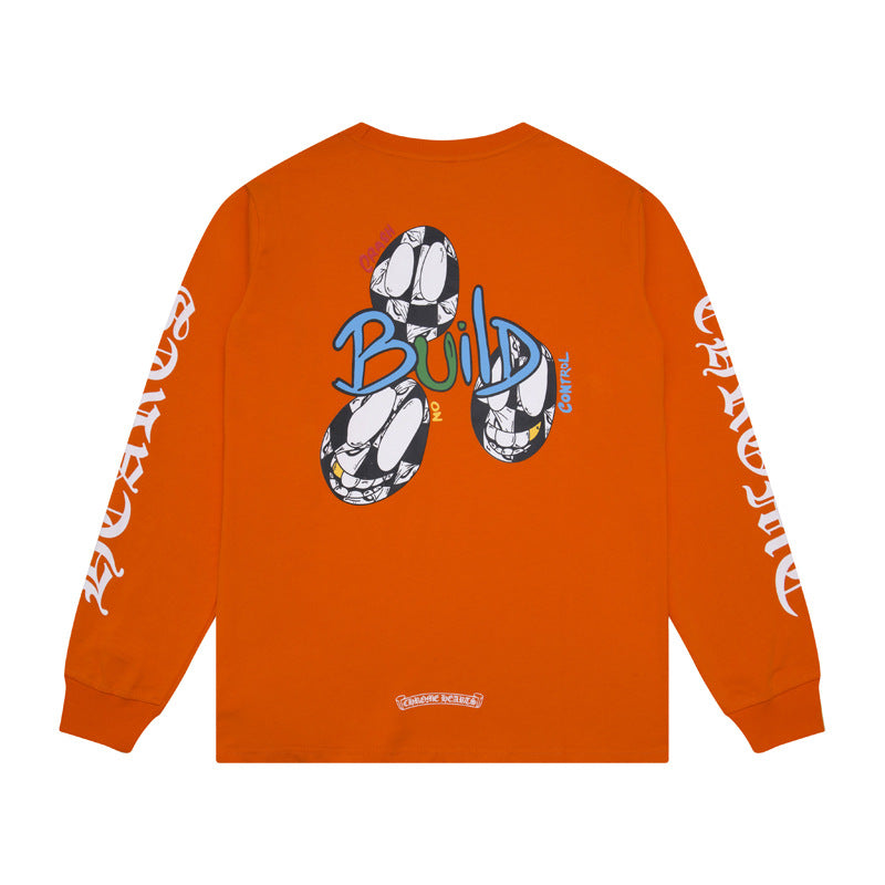 Chrome Heart long-sleeved T-shirt round-neck