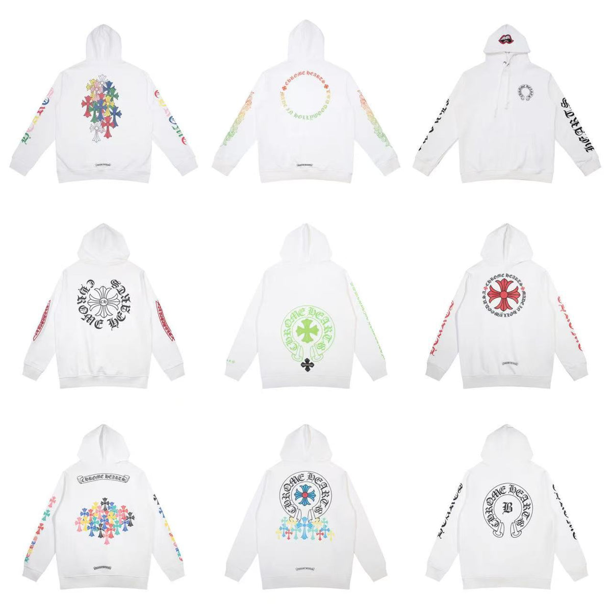 Chrome Hearts Horseshoe Cross Pullover Hoodie