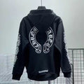 Chrome Hearts black printed hooded sweatshirt