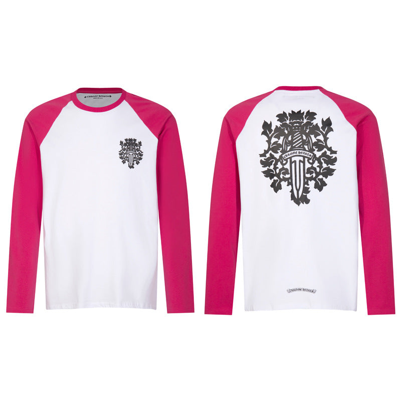 Chrome Heart long-sleeved T-shirt round-neck