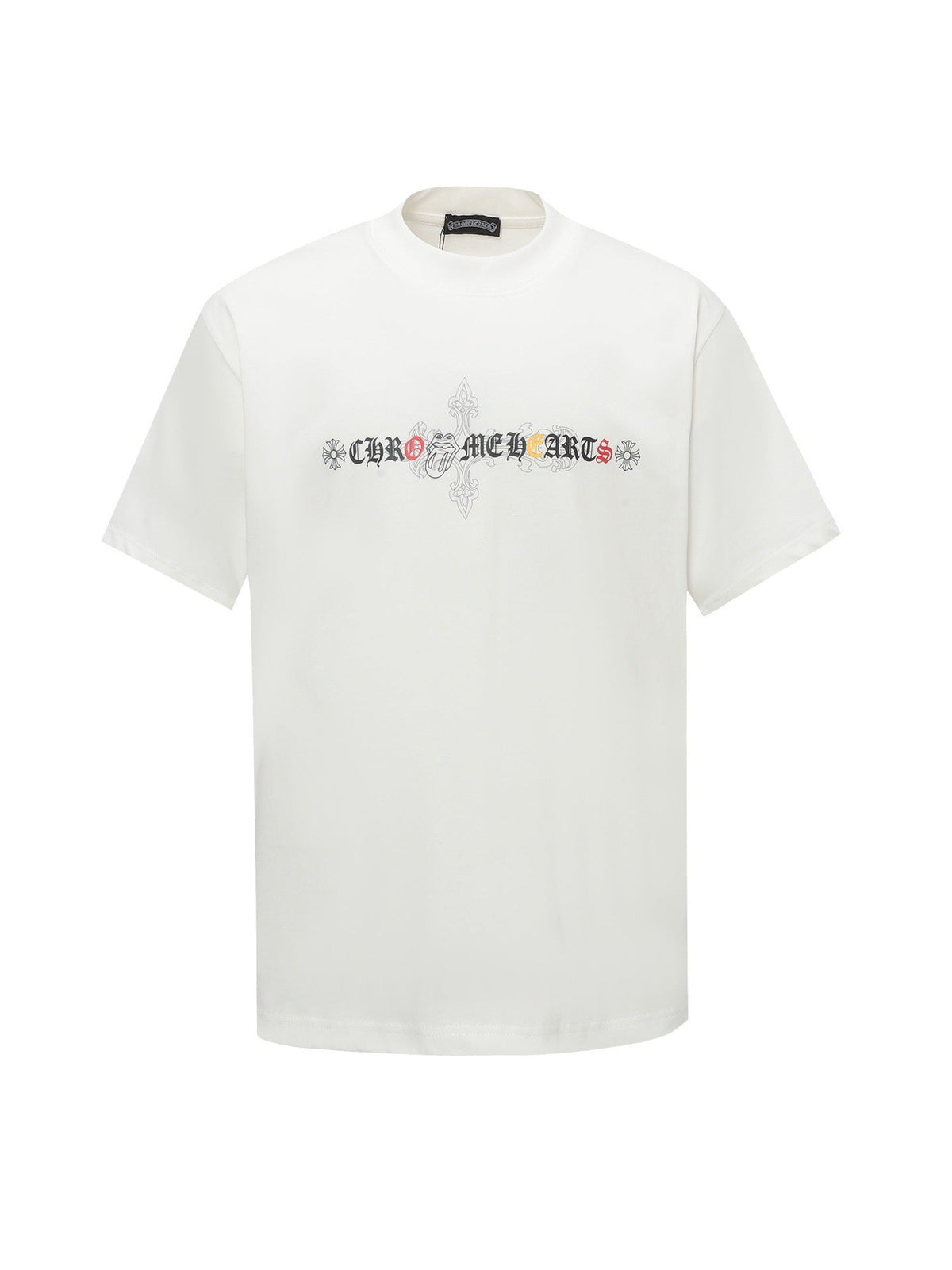 Chrome Hearts Personalized Cross Print Short-Sleeve T-Shirt