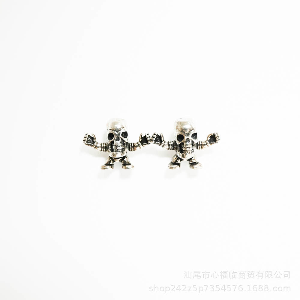 Chrome Hearts cross flower cross earrings