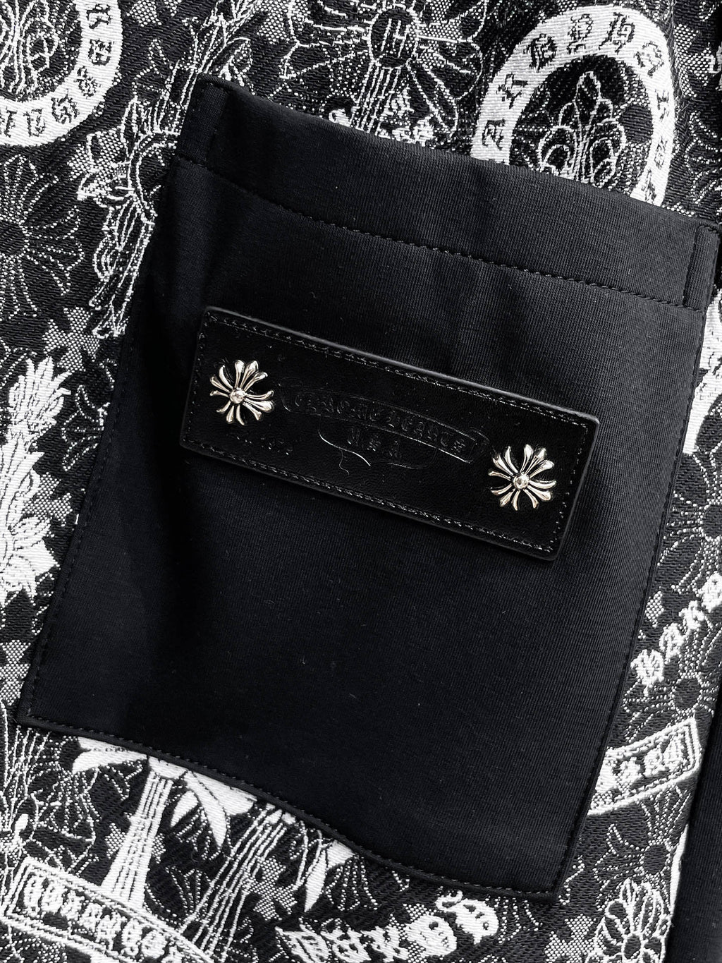 Chrome Hearts horseshoe cross breathable casual shorts
