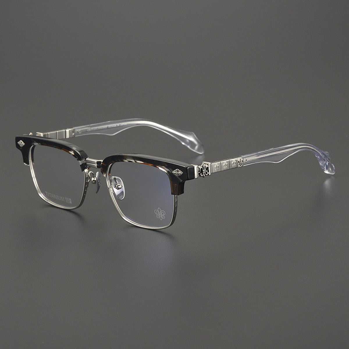 Chrome Hearts Hand-Carved Business Eyeglasses