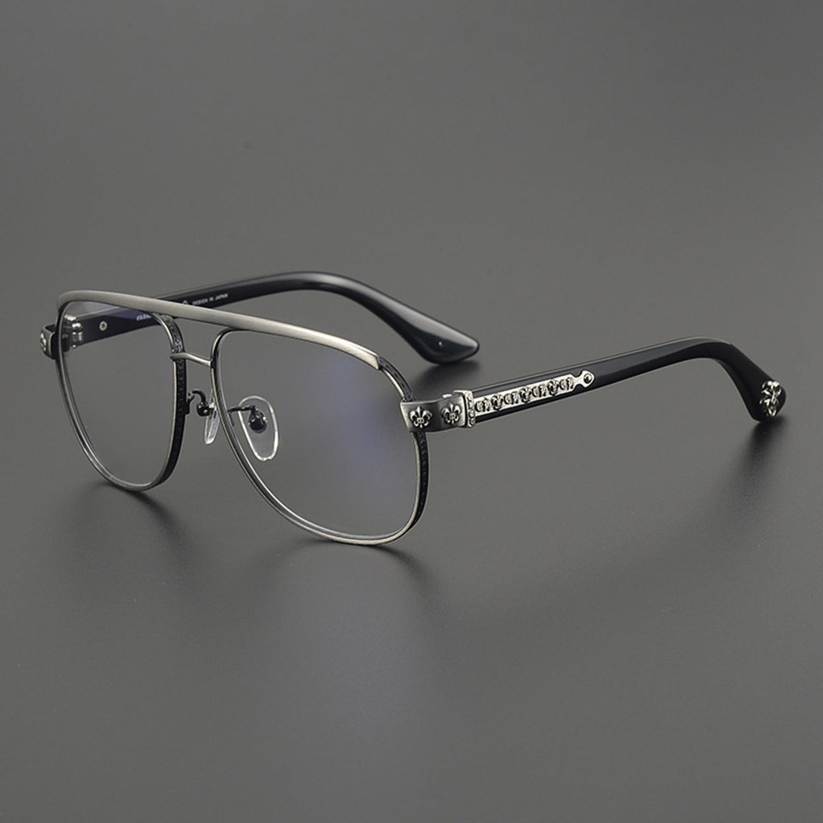 Chrome Hearts Hand-Engraved Aviator Glasses