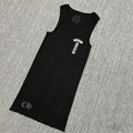 Chrome Hearts T-Style Cross Slim Fit Print Vest Dress