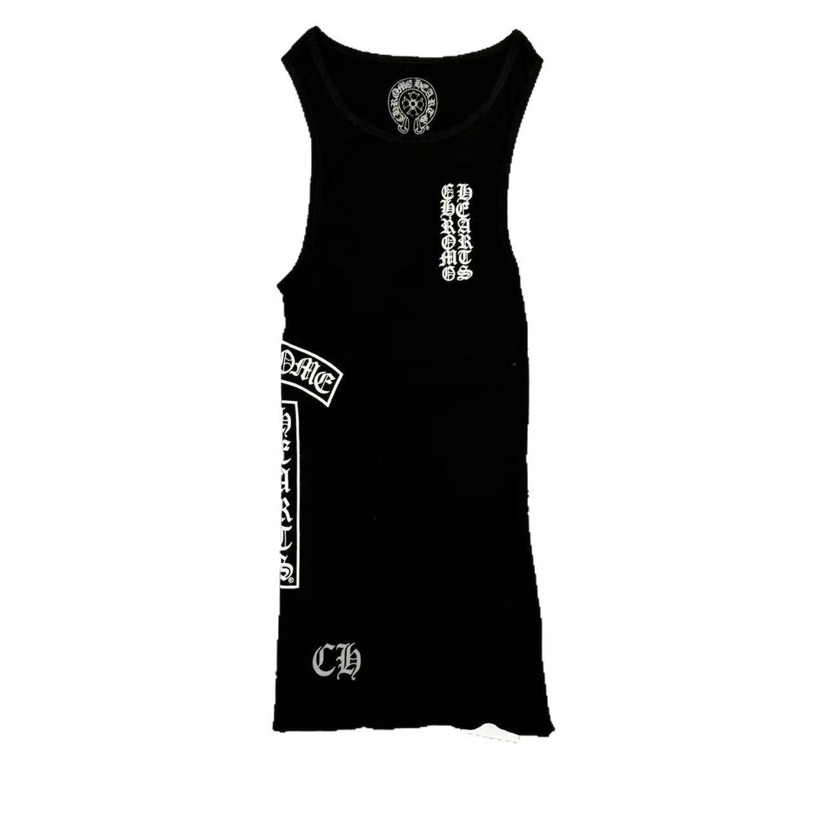 Chrome Hearts T-shaped layered printed vest skirt
