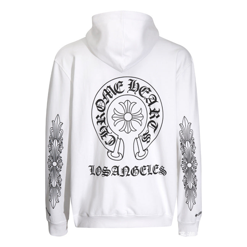 chrome hearts hoodie cardigan cotton pure