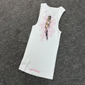Chrome Hearts deadly doll T-type actress printed vest dress