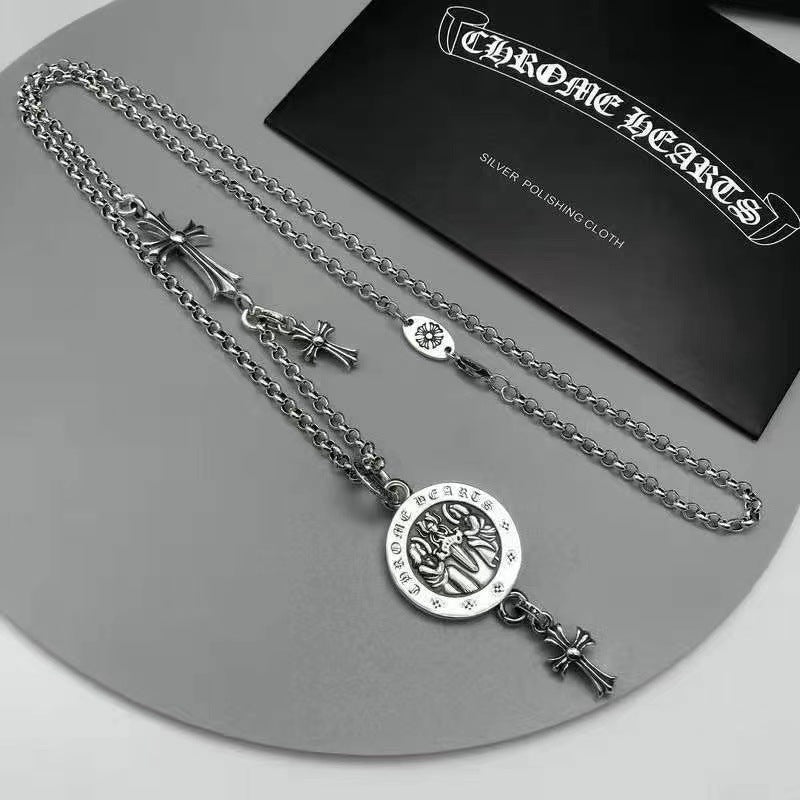 chrome hearts chain waist trouser chain bag chain Key chain chrome hearts dagger