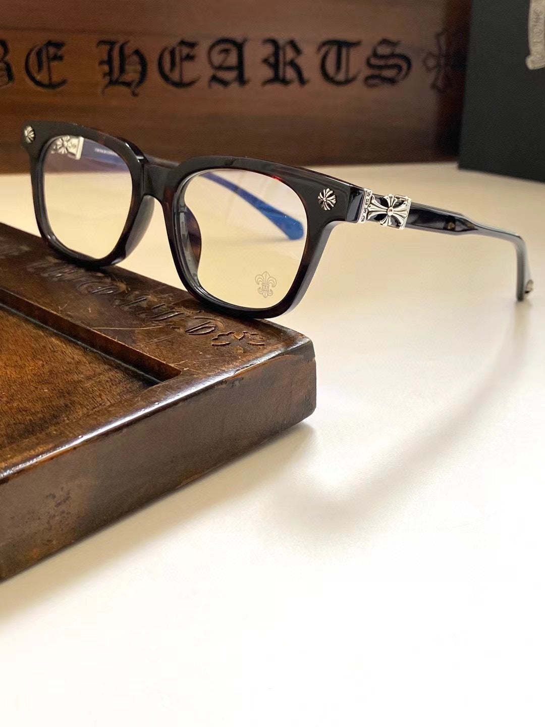 Chrome Hearts classic large frame simple glasses frame