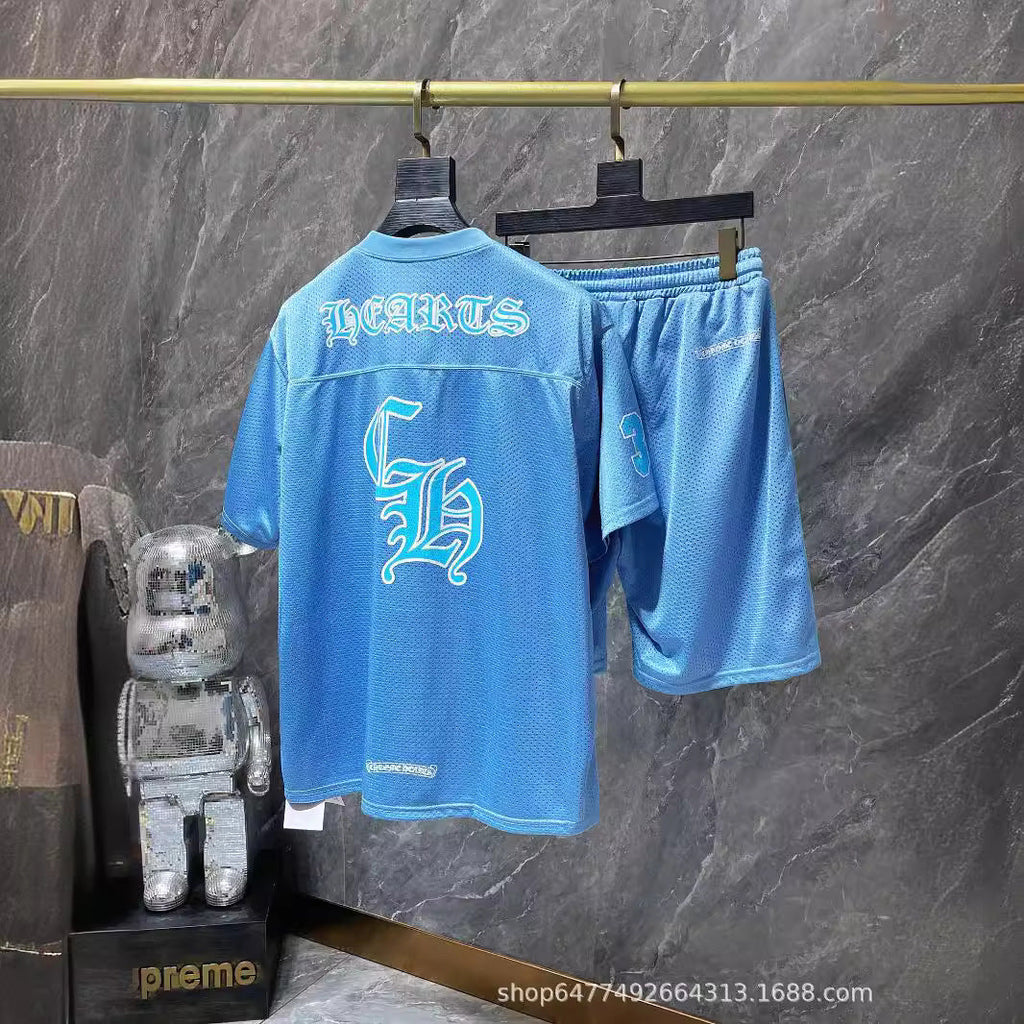 Chrome Hearts flower arm ice hockey casual Tops Pants