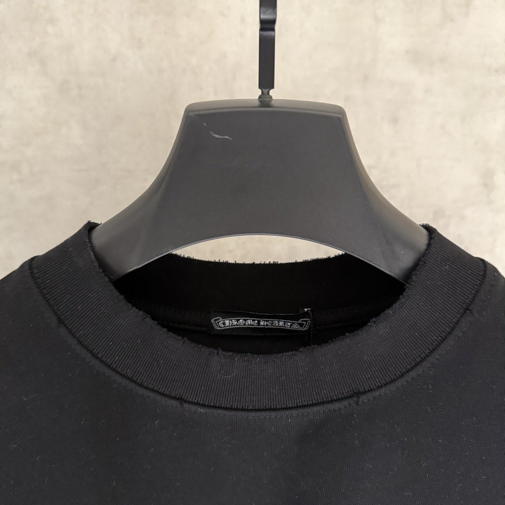 Chrome Hearts Embroidered Distressed Short-Sleeve T-Shirt