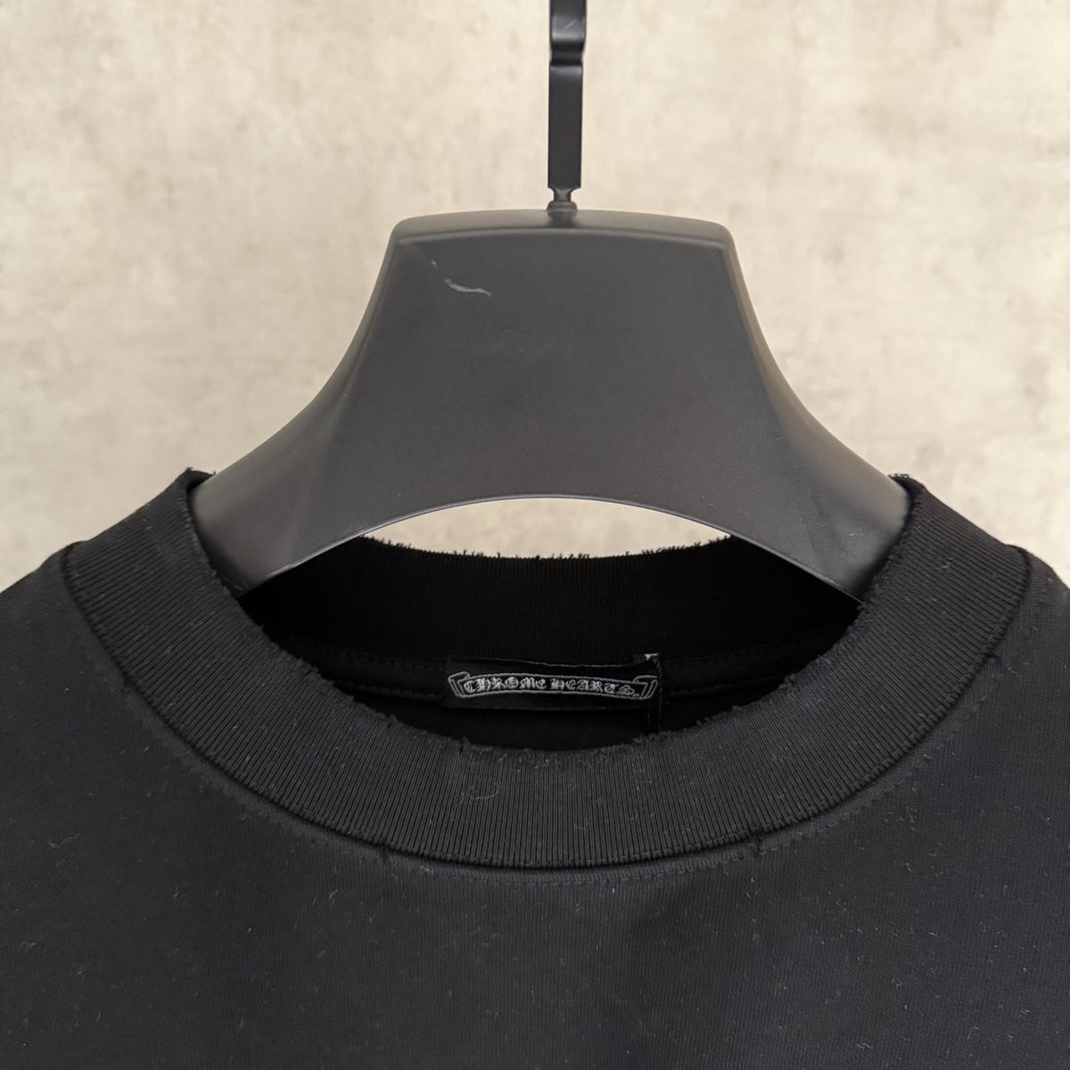 Chrome Hearts Embroidered Distressed Short-Sleeve T-Shirt