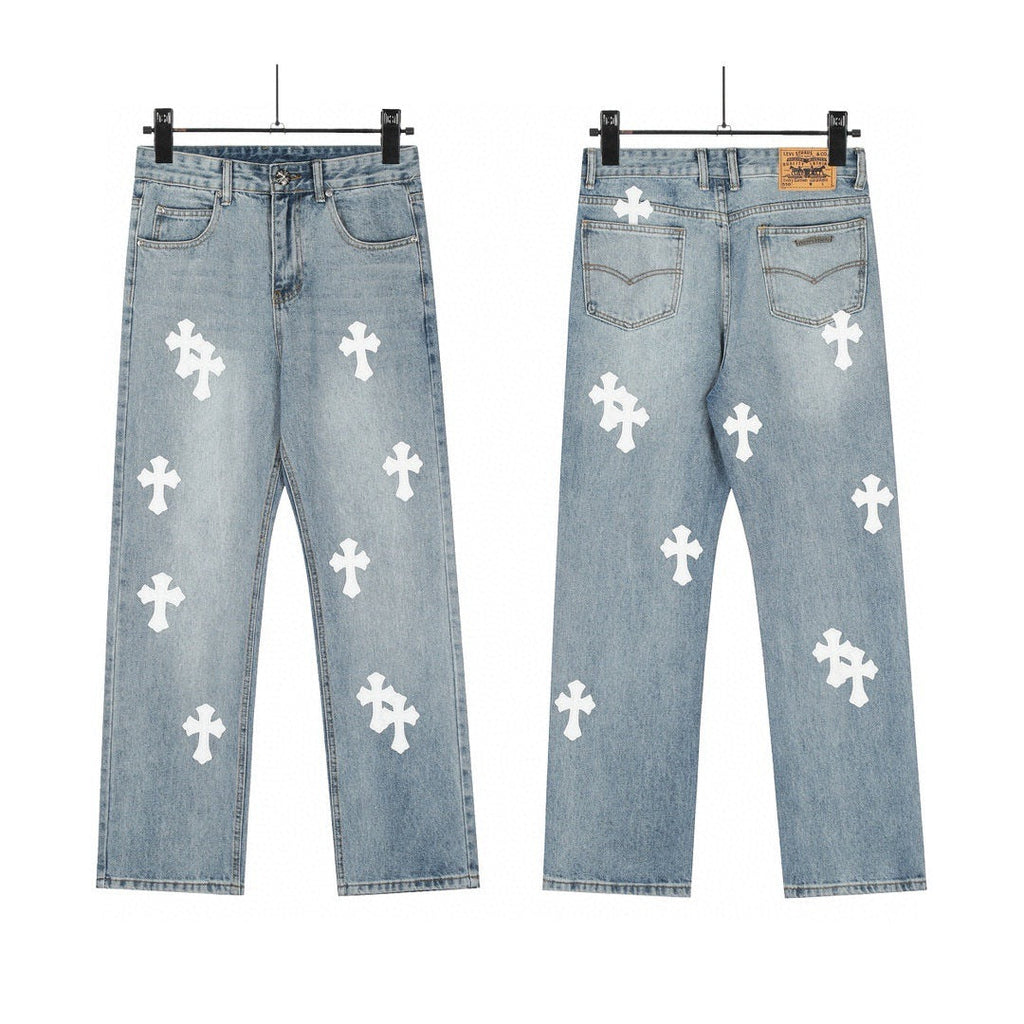 Chrome Hearts Cross Leather coat