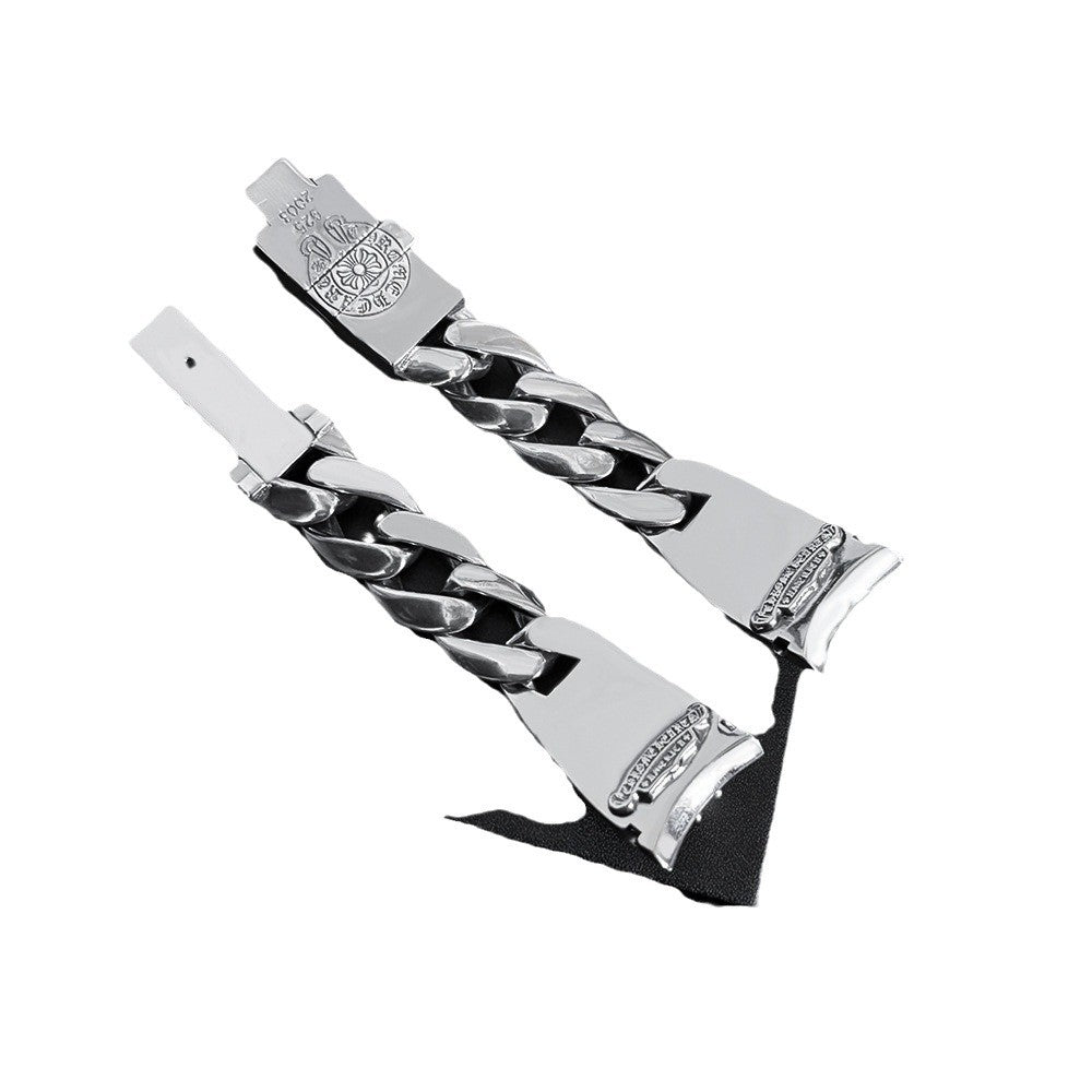 Chrome Hearts sword cross flower watch bracelet