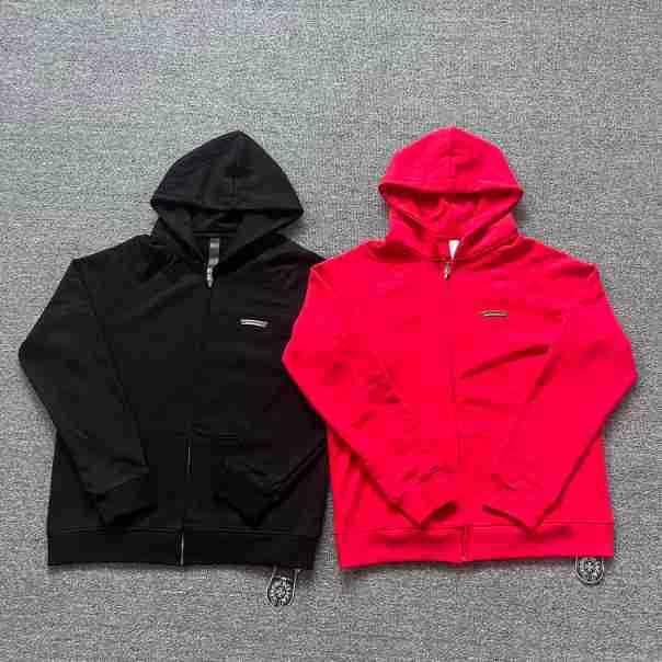 chrome hearts hoodie cardigan cotton pure