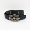 Chrome Hearts Classic Vine Belt with Dagger Stud Accents