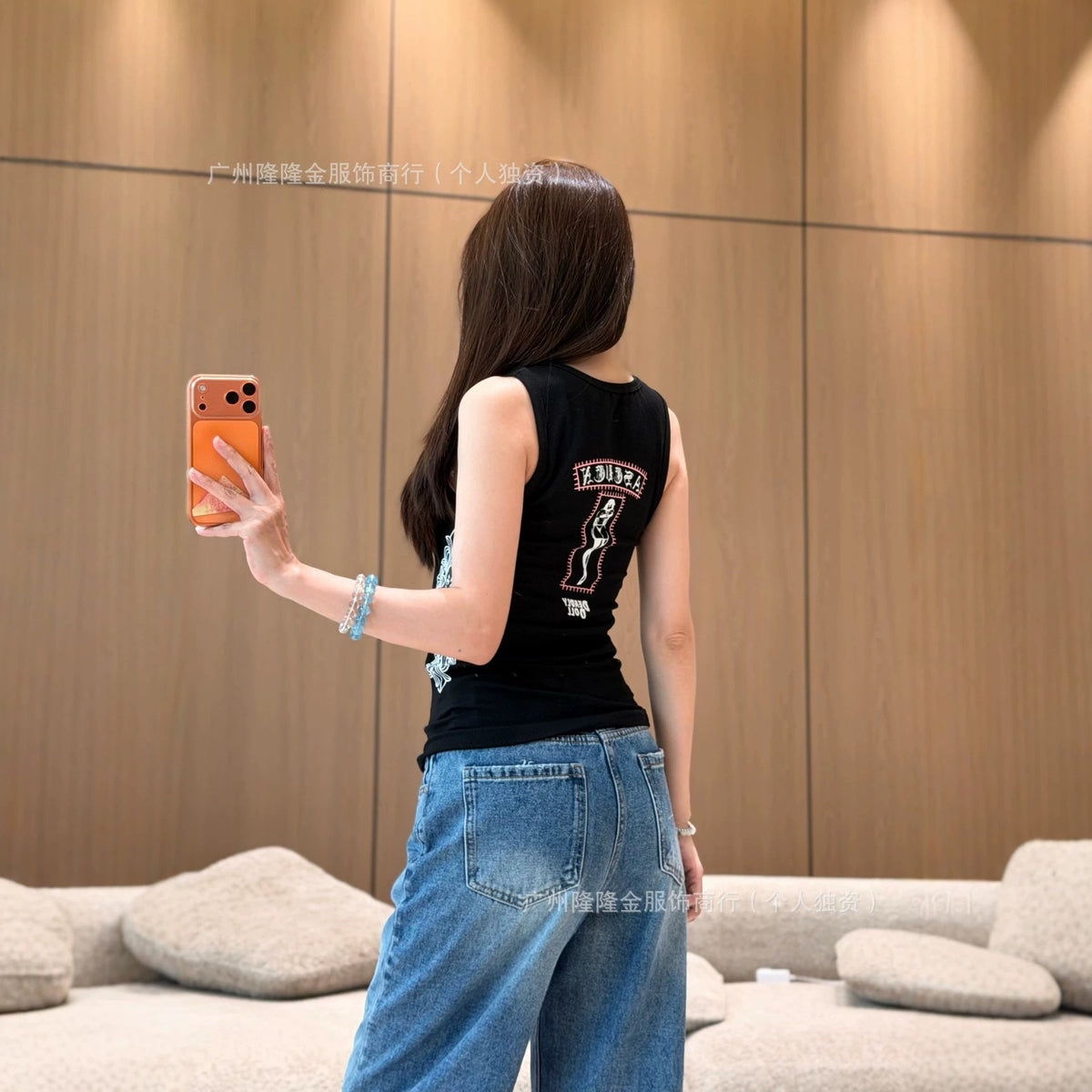Chrome Hearts Spicy Ribbed Slim Fit Tank Top