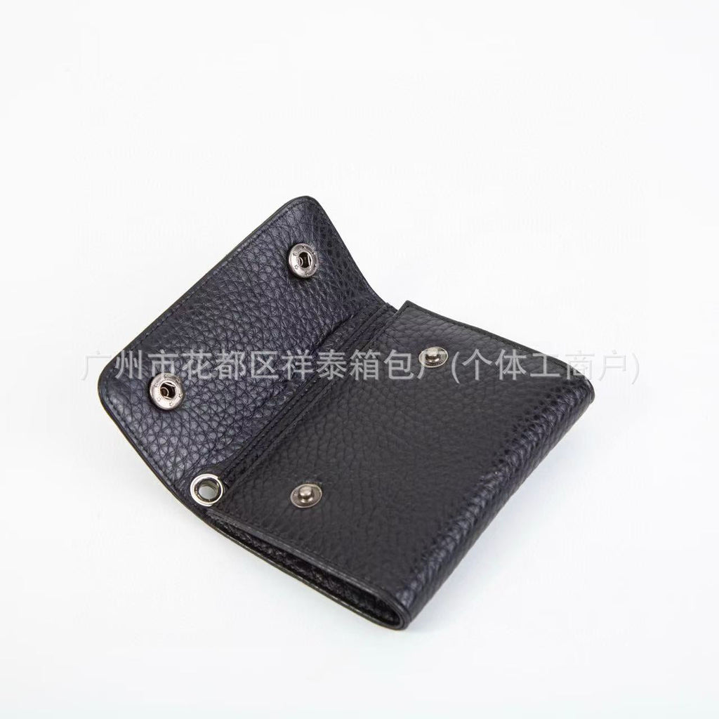 Chrome Hearts multi-functional snap closure clutch wallet