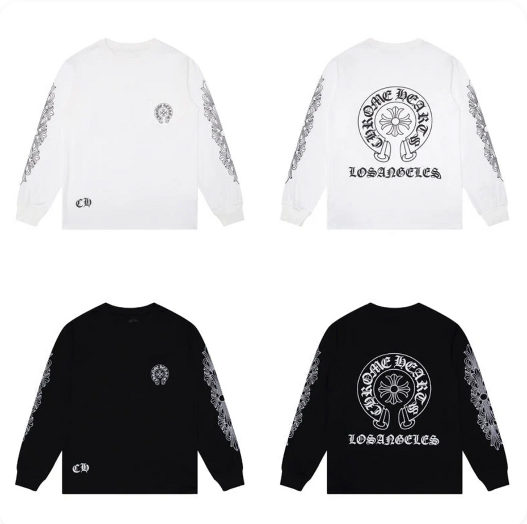Chrome Hearts Men's Long-Sleeve T-shirt Sweatshirt K8008