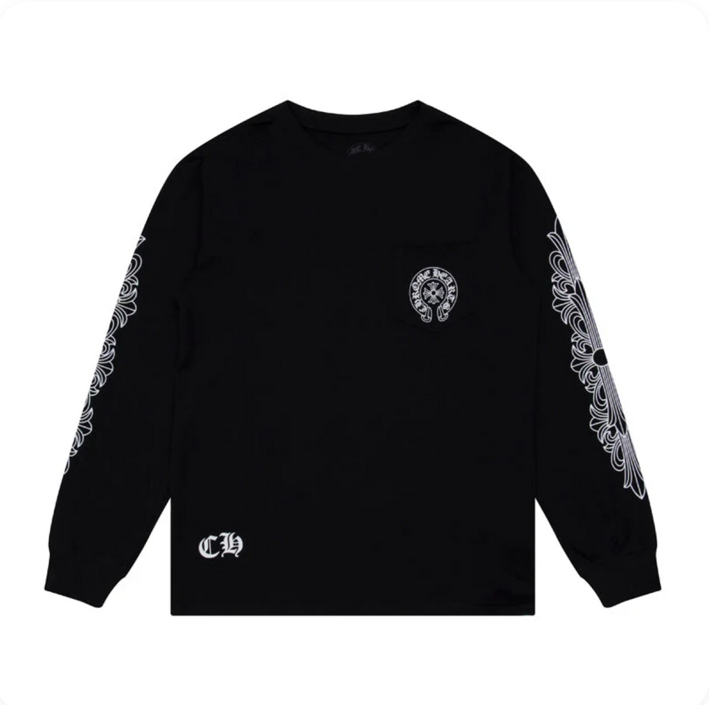 Chrome Hearts Men's Long-Sleeve T-shirt Sweatshirt K8008
