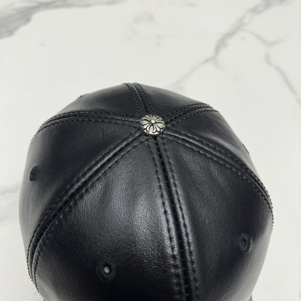 Chrome Hearts Top-Grain Cowhide Baseball Cap
